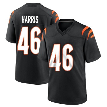 Clark Harris Youth Black Game Team Color Jersey