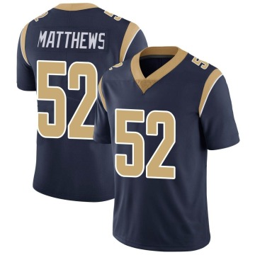 Clay Matthews Youth Navy Limited Team Color Vapor Untouchable Jersey