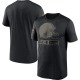 Cleveland Browns Men's Black 2020 Salute to Service Team Logo Performance T-Shirt