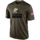 Cleveland Browns Men's Olive Salute To Service KO Performance Dri-FIT T-Shirt