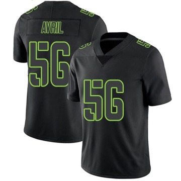 Cliff Avril Men's Black Impact Limited Jersey