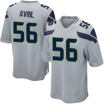 Cliff Avril Youth Gray Game Alternate Jersey
