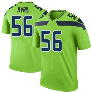 Cliff Avril Youth Green Legend Color Rush Neon Jersey