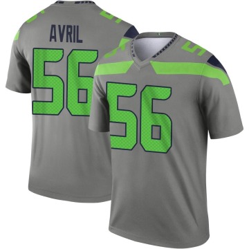 Cliff Avril Youth Legend Steel Inverted Jersey