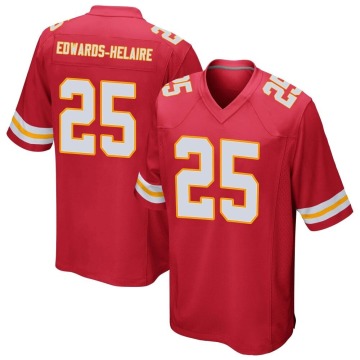 Clyde Edwards-Helaire Youth Red Game Team Color Jersey