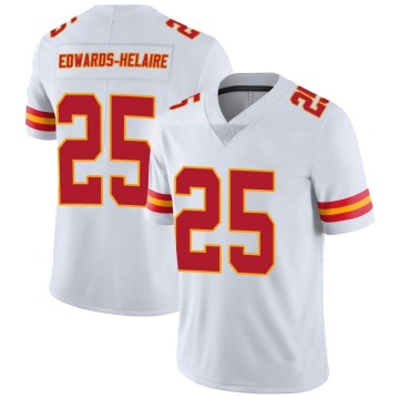 Clyde Edwards-Helaire Youth White Limited Vapor Untouchable Jersey