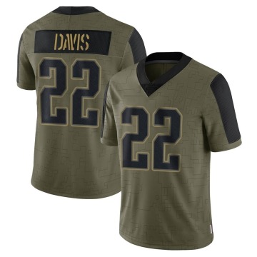Cody Davis Youth Olive Limited 2021 Salute To Service Jersey
