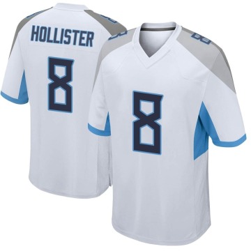 Cody Hollister Men's White Game Jersey
