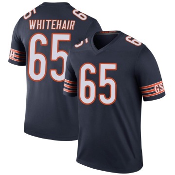 Cody Whitehair Youth White Legend Color Rush Navy Jersey