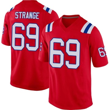Cole Strange Youth Red Game Alternate Jersey