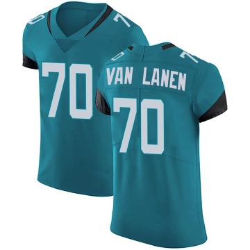 Cole Van Lanen Men's Teal Elite Vapor Untouchable Alternate Jersey