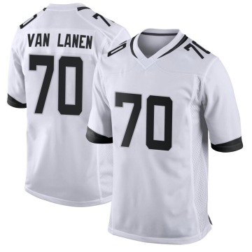 Cole Van Lanen Men's White Game Jersey