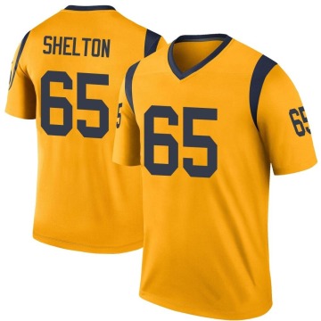 Coleman Shelton Youth Gold Legend Color Rush Jersey