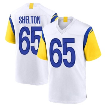 Coleman Shelton Youth White Game Jersey
