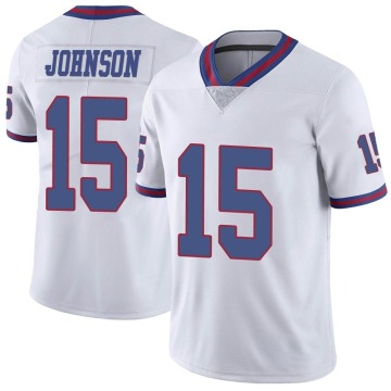 Collin Johnson Youth White Limited Color Rush Jersey