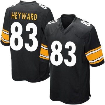 Connor Heyward Youth Black Game Team Color Jersey