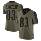 Connor Heyward Youth Olive Limited 2021 Salute To Service Jersey