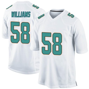 Connor Williams Youth White Game Jersey