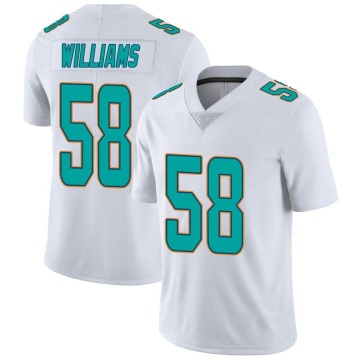 Connor Williams Youth White limited Vapor Untouchable Jersey