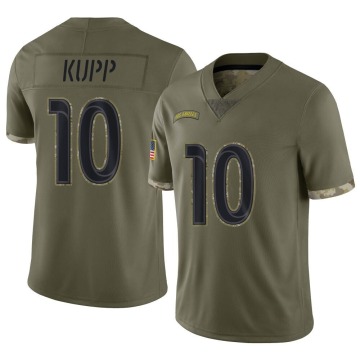 Cooper Kupp Men's Olive Limited 2022 Salute To Service Jersey