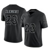 Corey Clement Men's Black Limited Reflective Jersey