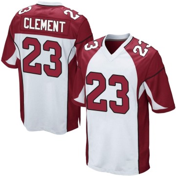 Corey Clement Men's White Game Jersey