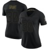Corey Grant Women's Black Limited 2020 Salute To Service Jersey