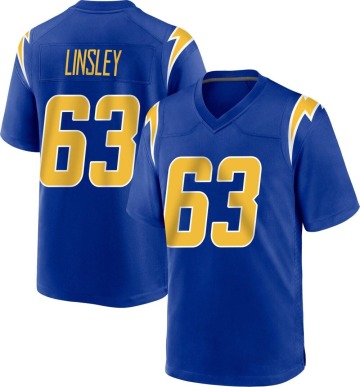 Corey Linsley Youth Royal Game 2nd Alternate Jersey