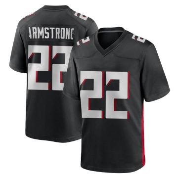 Cornell Armstrong Youth Black Game Alternate Jersey