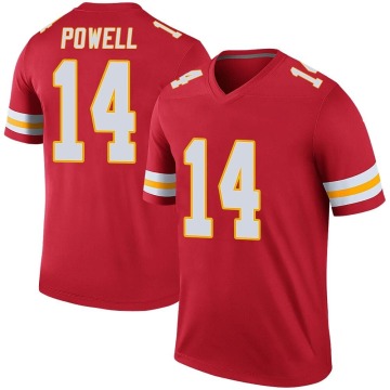 Cornell Powell Men's Red Legend Color Rush Jersey