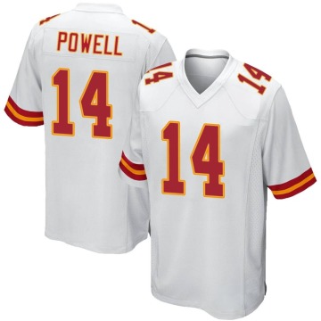 Cornell Powell Youth White Game Jersey