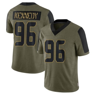 Cortez Kennedy Men's Olive Limited 2021 Salute To Service Jersey