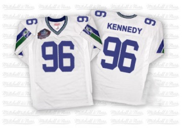 Cortez Kennedy Men's White Authentic Hall of Fame 2012 Throwback Jersey