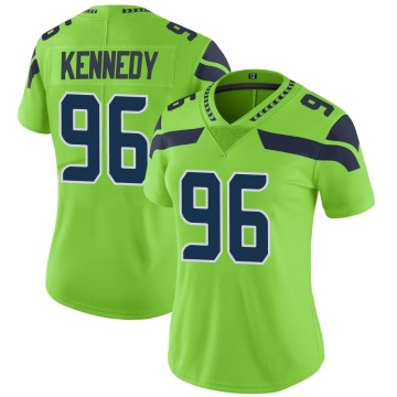Cortez Kennedy Women's Green Limited Color Rush Neon Jersey
