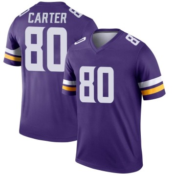 Cris Carter Men's Purple Legend Jersey