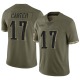 Cris Carter Youth Olive Limited 2022 Salute To Service Jersey