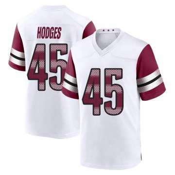 Curtis Hodges Men's White Game Jersey