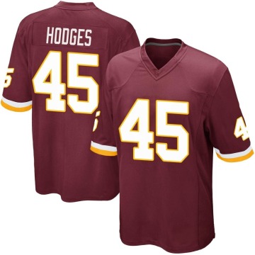 Curtis Hodges Youth Game Burgundy Team Color Jersey