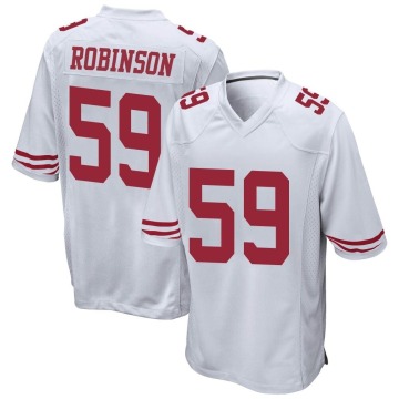 Curtis Robinson Youth White Game Jersey