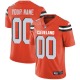 Custom Cleveland Browns Men's Orange Limited Alternate Jersey