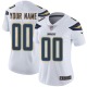 Custom Los Angeles Chargers Women's White Limited Jersey