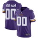 Custom Minnesota Vikings Men's Purple Limited Team Color Jersey