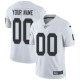 Custom Oakland Raiders Men's White Limited Jersey