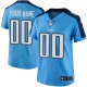 Custom Tennessee Titans Women's Light Blue Limited Team Color Jersey
