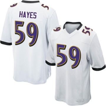 Daelin Hayes Youth White Game Jersey