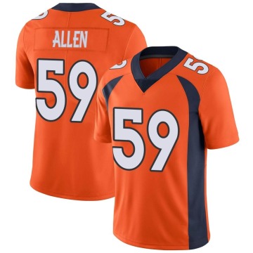 Dakota Allen Men's Orange Limited Team Color Vapor Untouchable Jersey
