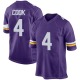 Dalvin Cook Youth Purple Game Team Color Jersey