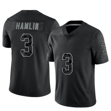 Damar Hamlin Men's Black Limited Reflective Jersey