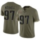 DaMarcus Mitchell Men's Olive Limited 2022 Salute To Service Jersey