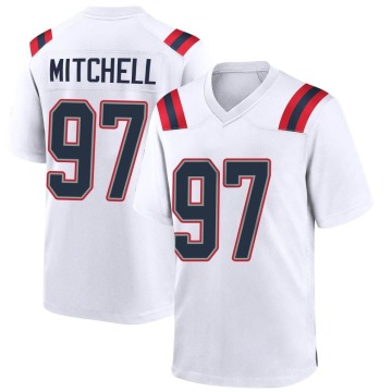DaMarcus Mitchell Youth White Game Jersey